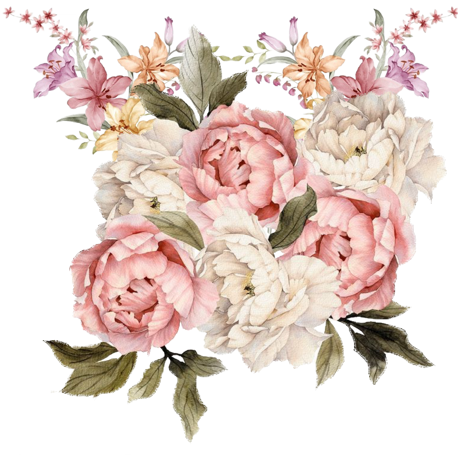 Ornamen Bunga Belakang